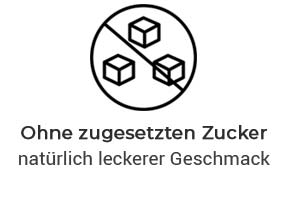 Ohne zugesetzten Zucker