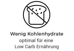 Wenig Kohlenhydrate für Low Carb Diät