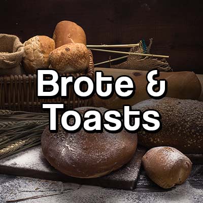 Gesunde Brote und Toasts Vergleich